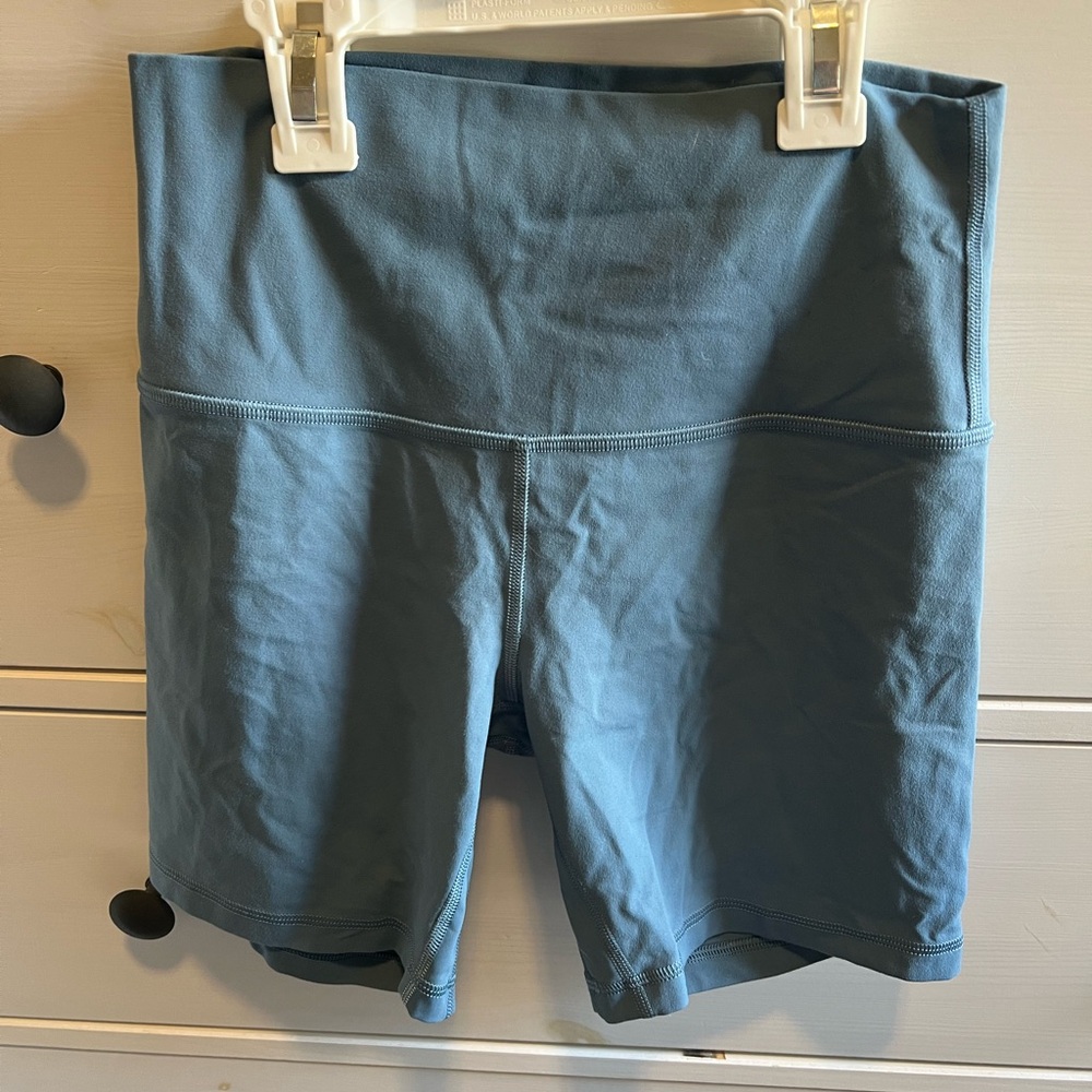 lululemon athletica Blue Bike Shorts